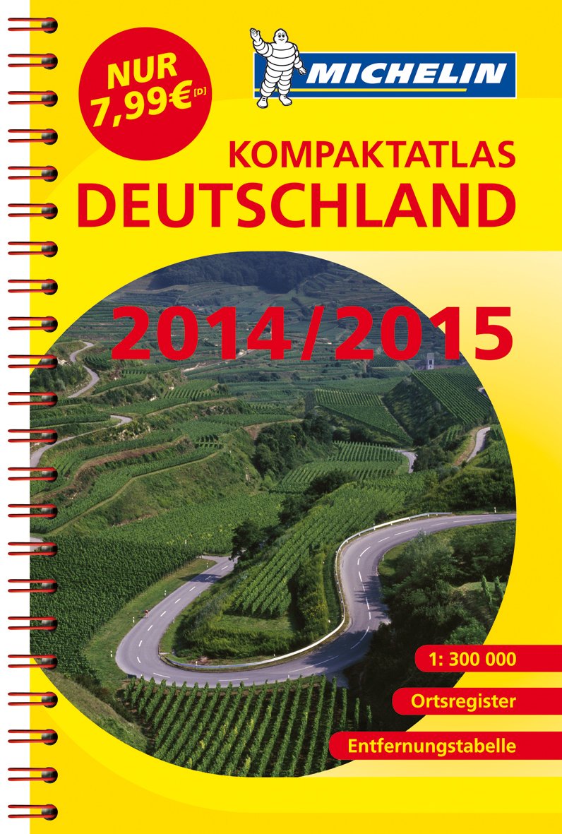 Kompaktatlas Deutschland 2014/2015: Ortsregister, Entfernungstabelle (MICHELIN Atlanten) Leisure, Home & Garden