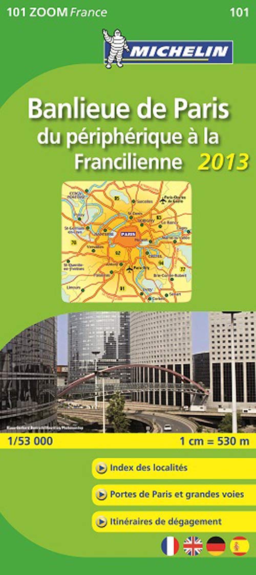 PARIS BANLIEUE 11101 CARTE MICHELIN KAART 2013 (KAARTEN/CARTES MICHELIN) Leisure, Home & Garden