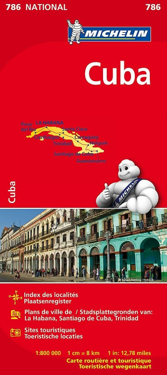 CUBA 11786 CARTE ' NATIONAL ' 2017 MICHELIN KAART book