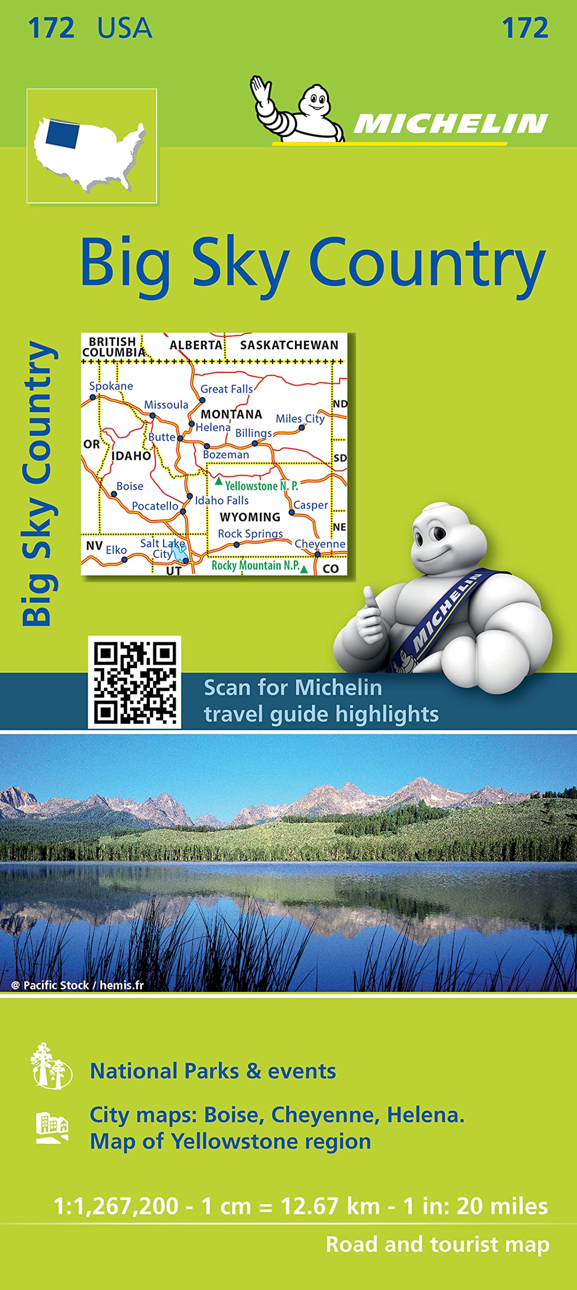 Michelin USA Big Sky Country 172 book