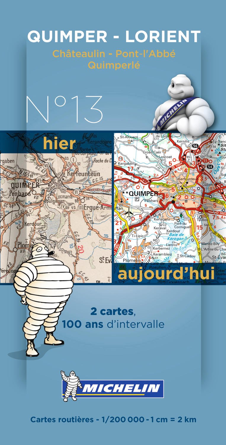 Quimper Centenary Maps (Michelin Historical Maps, Band 8013) Leisure, Home & Garden