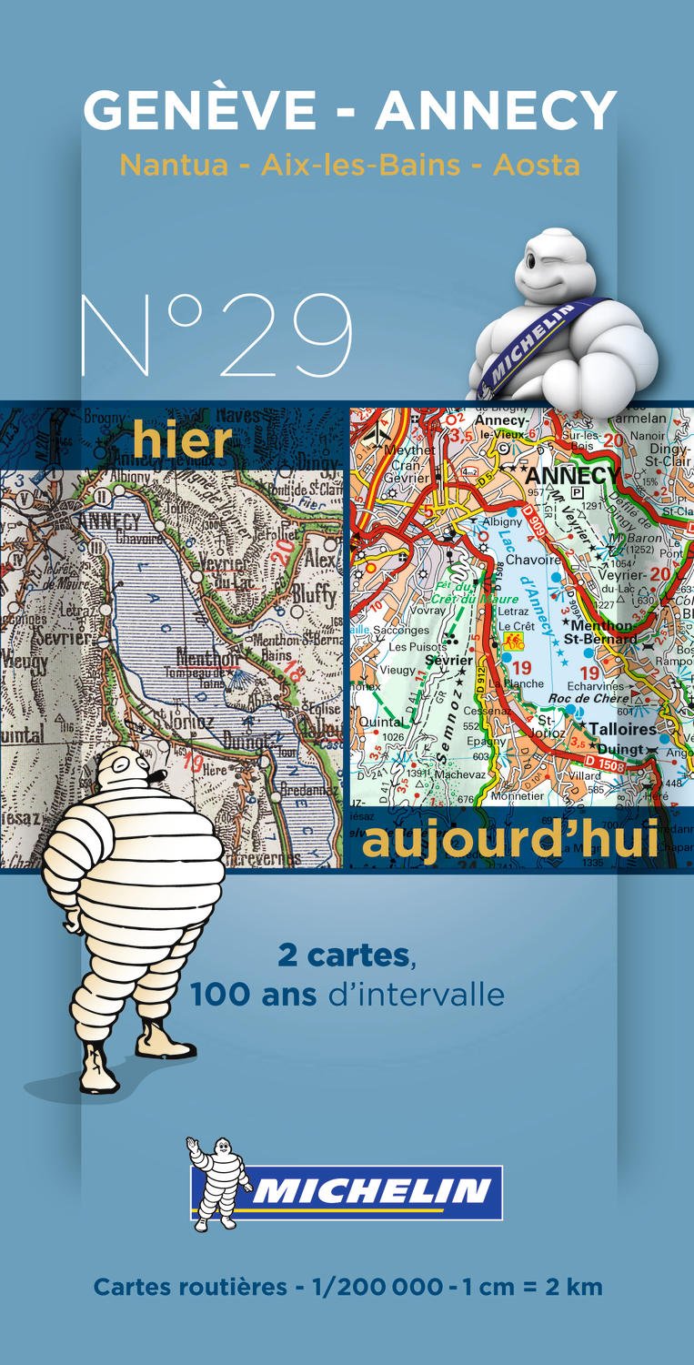 Annecy Centenary Maps (Michelin Historical Maps, Band 8029) Leisure, Home & Garden