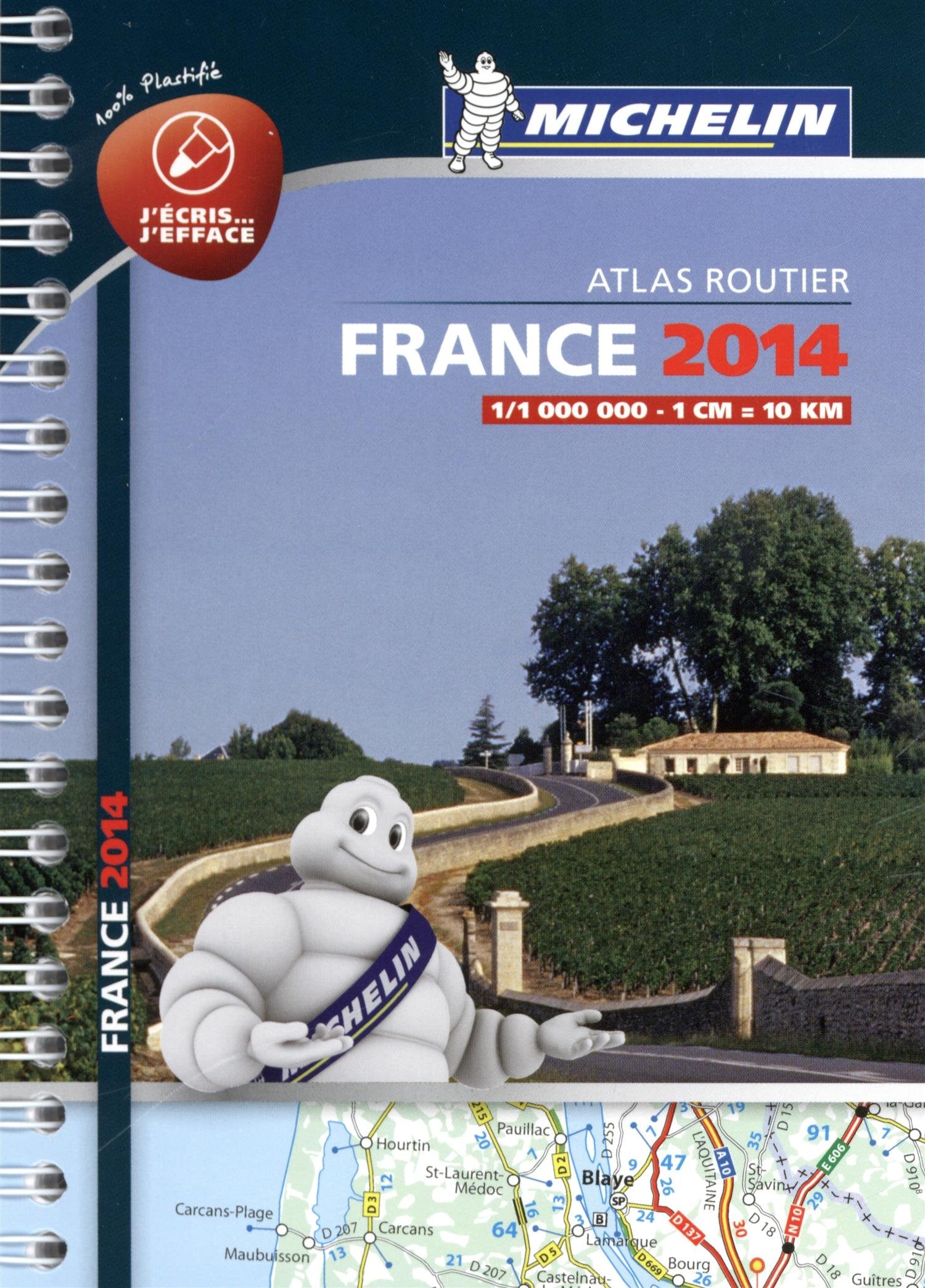 MINI ATLAS FRANCE PLASTIFIE 2014 book