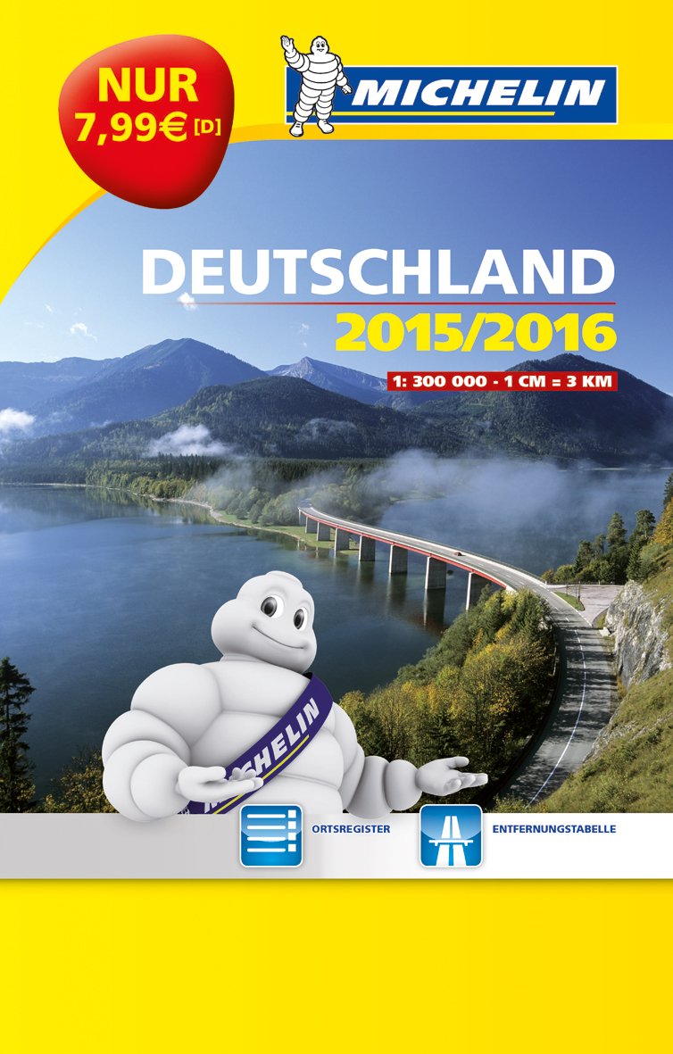 Kompaktatlas Deutschland 2015/2016: Michelin Atlas (MICHELIN Atlanten) Leisure, Home & Garden