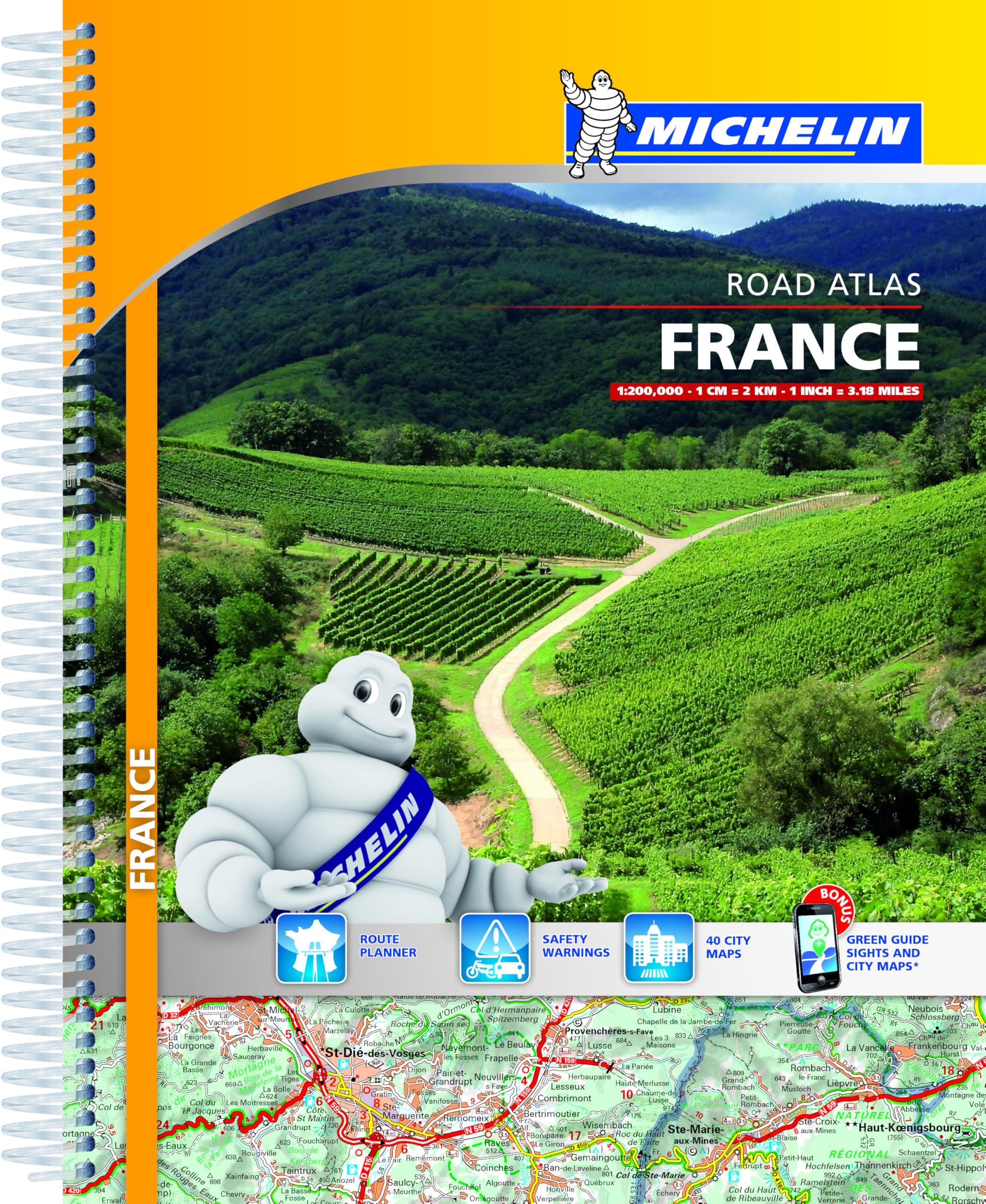 France -A4 Tourist & Motoring Atlas (French) book