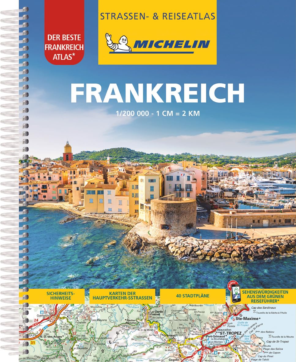 Michelin Atlas Frankreich (DIN A4) Spiralbindung Leisure, Home & Garden