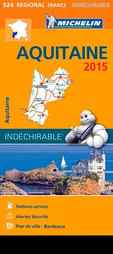 Aquitaine 17524 Carte Michelin kaart 2015 Leisure, Home & Garden
