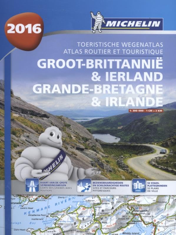 Atlas Michelin Groot Brittannië Ierland 2016: tourist and motoring atlas (Michelin Atlassen) Leisure, Home & Garden
