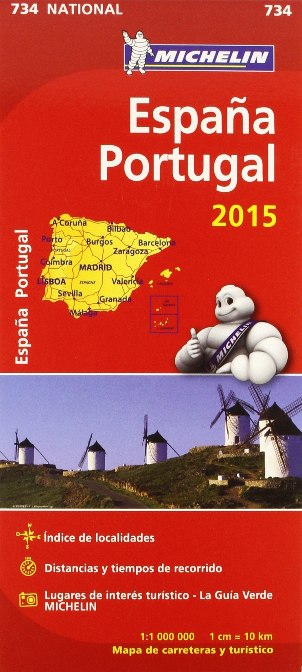 Mapa. España/Portugal 11734 (15) (Mapas National Michelin) Maps & Plans