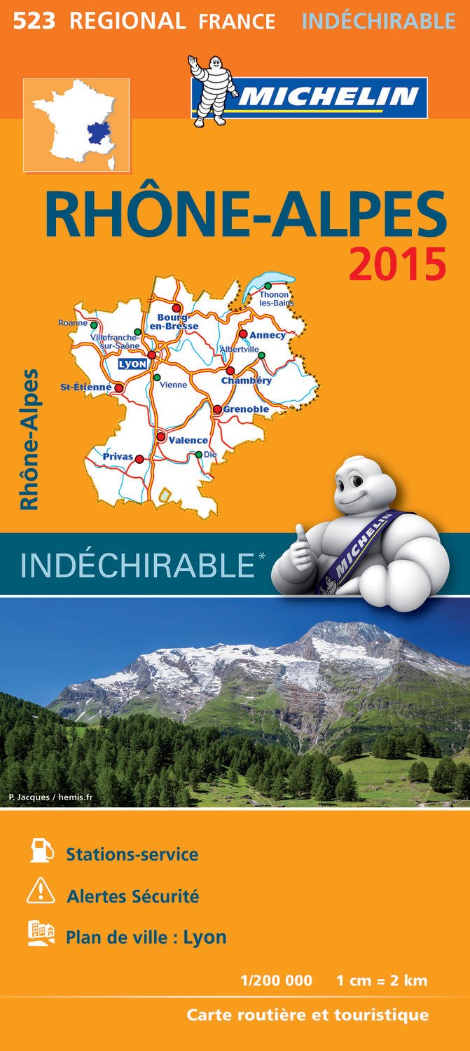 Rhone - Alpes 17523 Carte Michelin kaart 2015 Leisure, Home & Garden