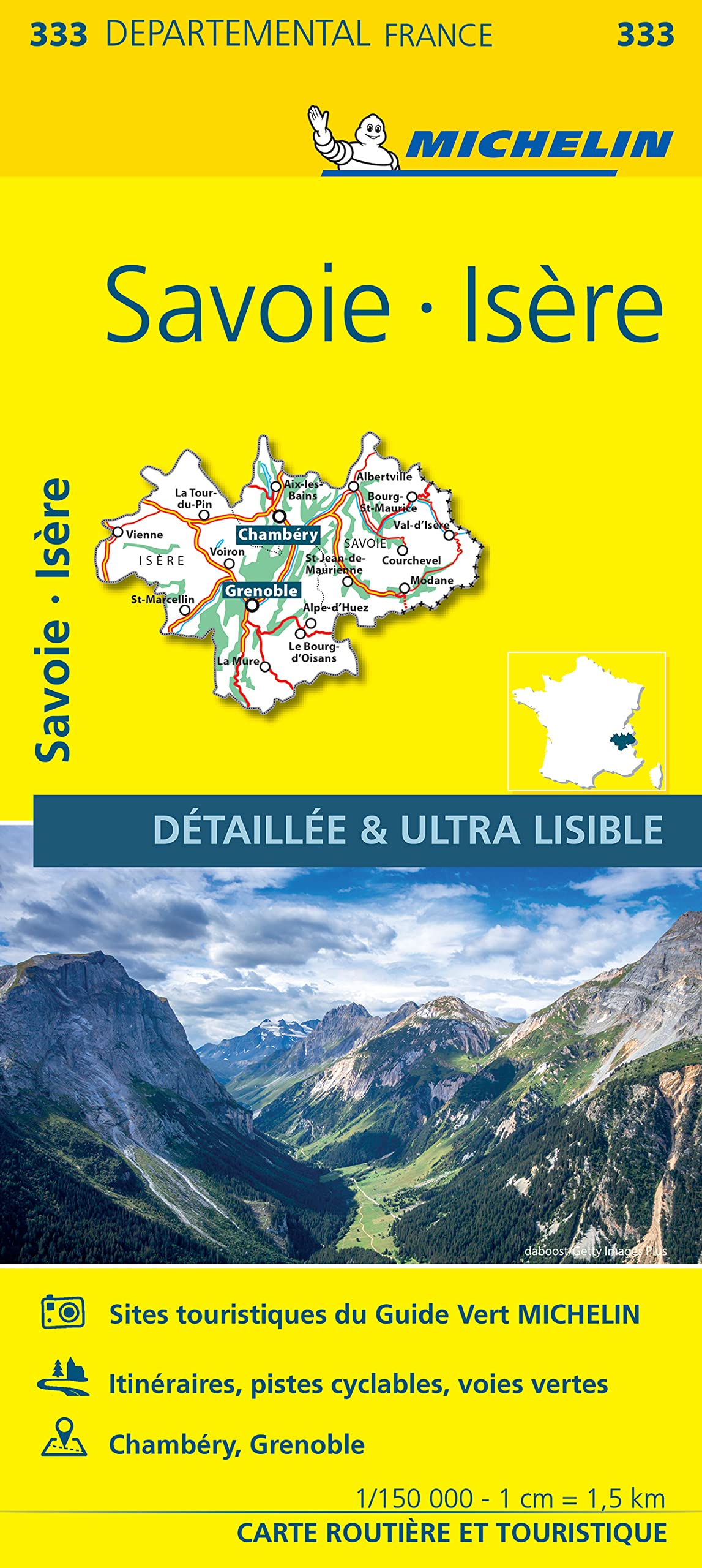 Carte Départementale Isère, Savoie book