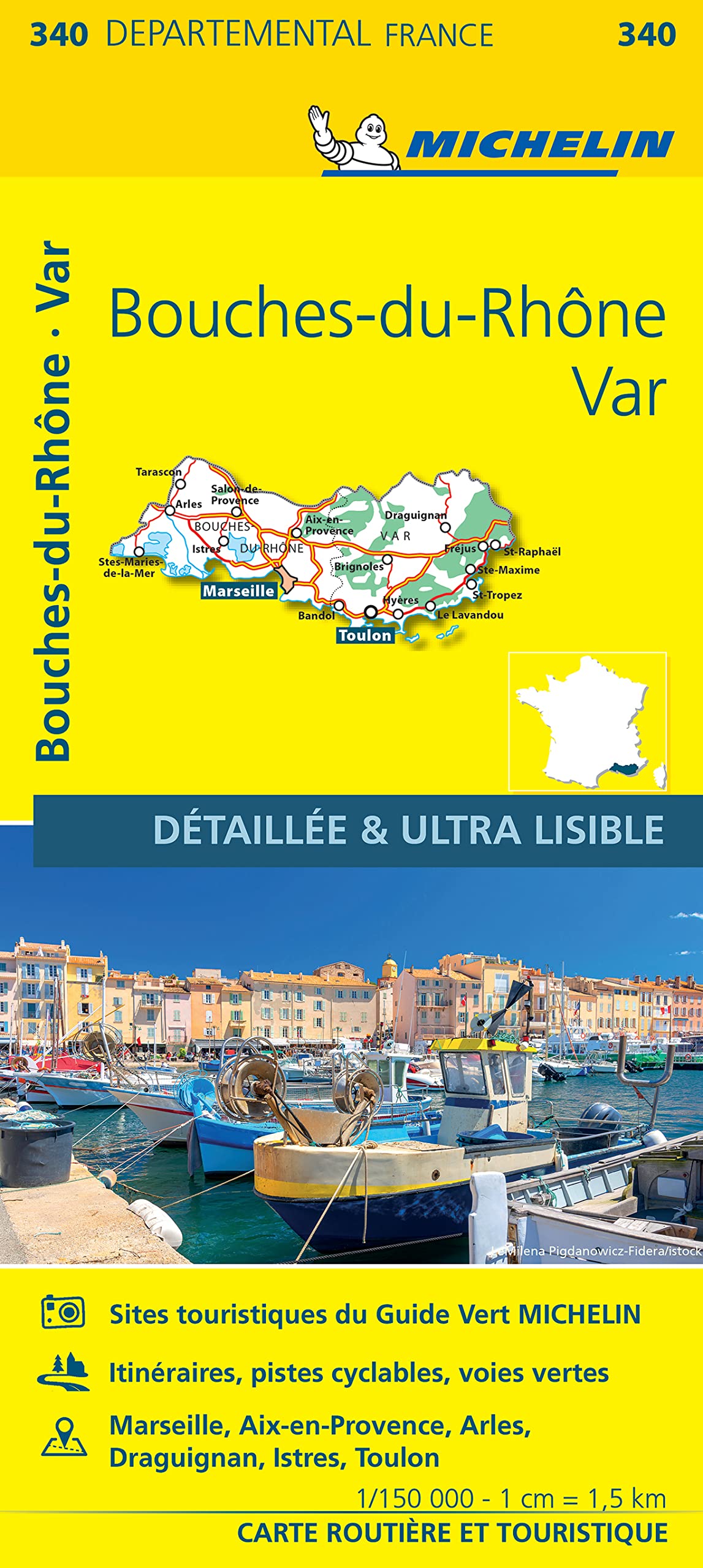 Carte Départementale Bouches-du-Rhône, Var book