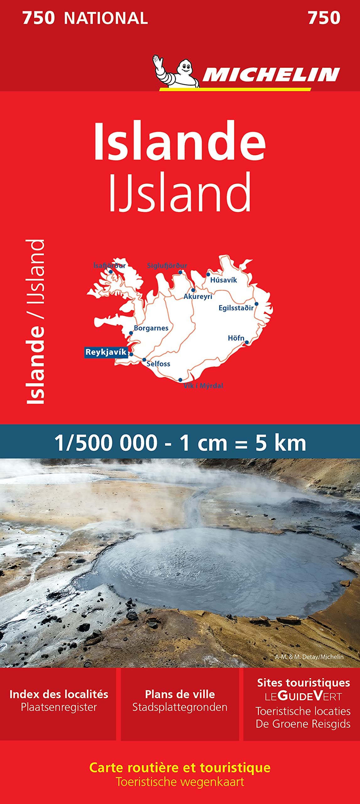 Carte Nationale Islande / Ijsland book