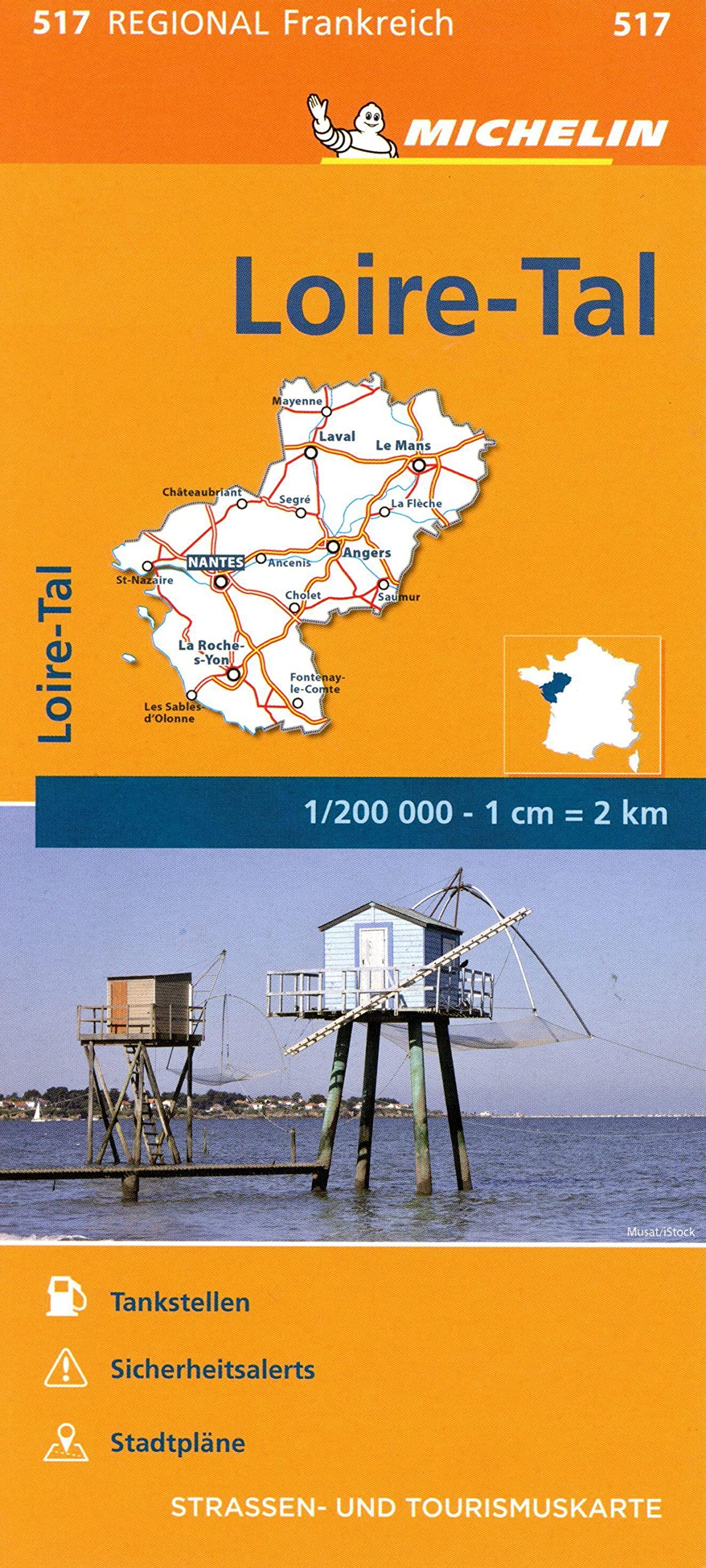 Michelin Loiretal: Straßen- und Tourismuskarte 1:200.000 (MICHELIN Regionalkarten) Leisure, Home & Garden