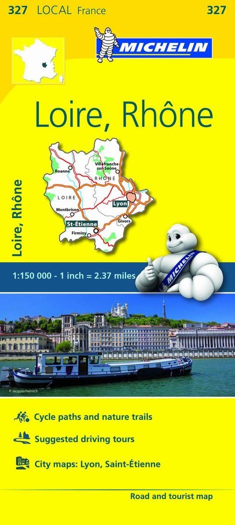 Loire, Rhone - Michelin Local Map 327 Leisure, Home & Garden