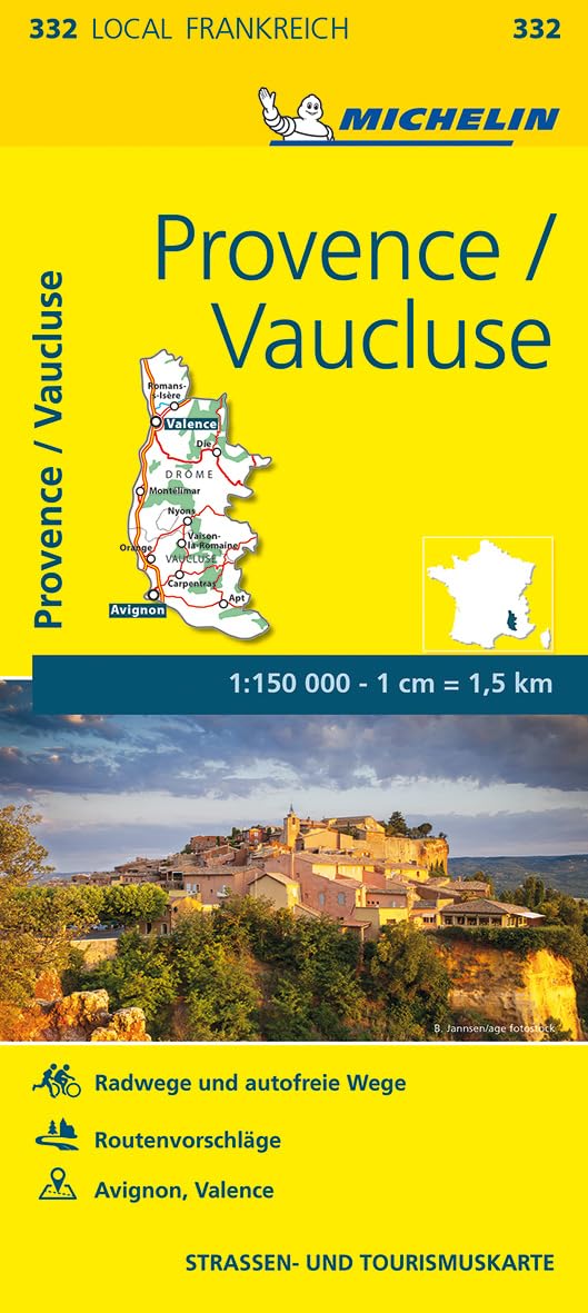 Michelin Provence - Vaucluse - Local 332 Leisure, Home & Garden Books