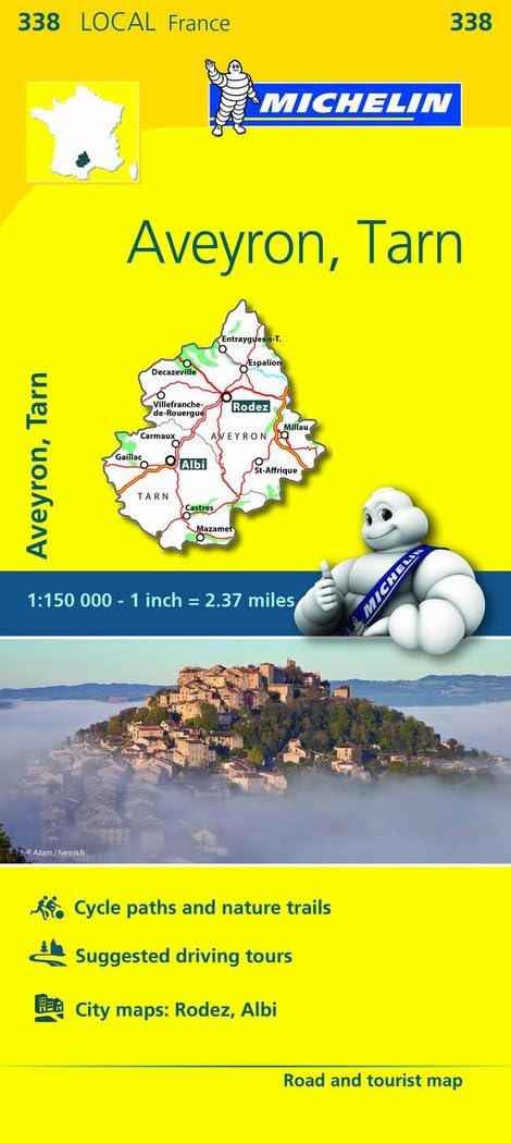 Michelin Local France Aveyron, Tarn book