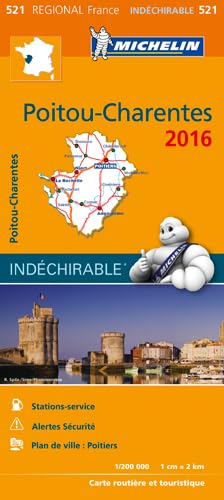 Poitou Charentes 17521 Carte Michelin kaart 2016 Leisure, Home & Garden