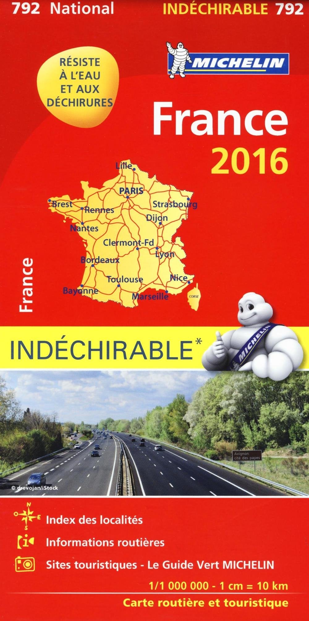 CARTE NATIONALE 792 FRANCE 2016 - INDECHIRABLE book