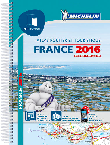 France 2016 : atlas routier et touristique : le compact Geology & Geography
