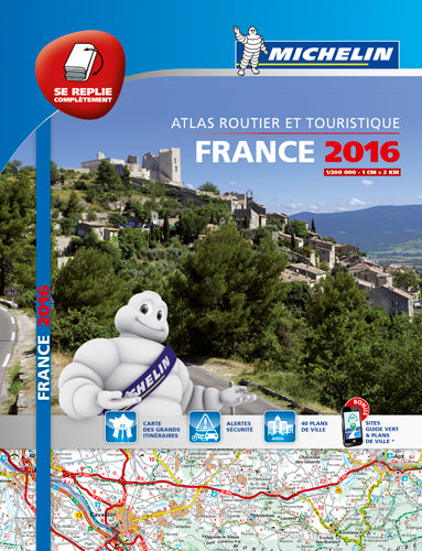 France 2016 : atlas routier et touristique : se replie complètement Geology & Geography