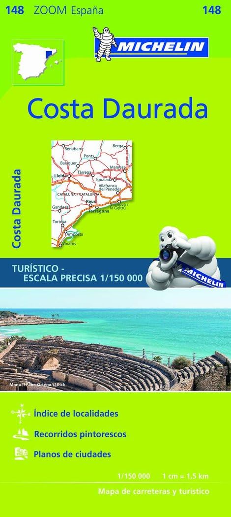 Michelin Costa Daurada: Straßen- und Tourismuskarte 1:150.000 (MICHELIN Zoomkarten, Band 142) Leisure, Home & Garden