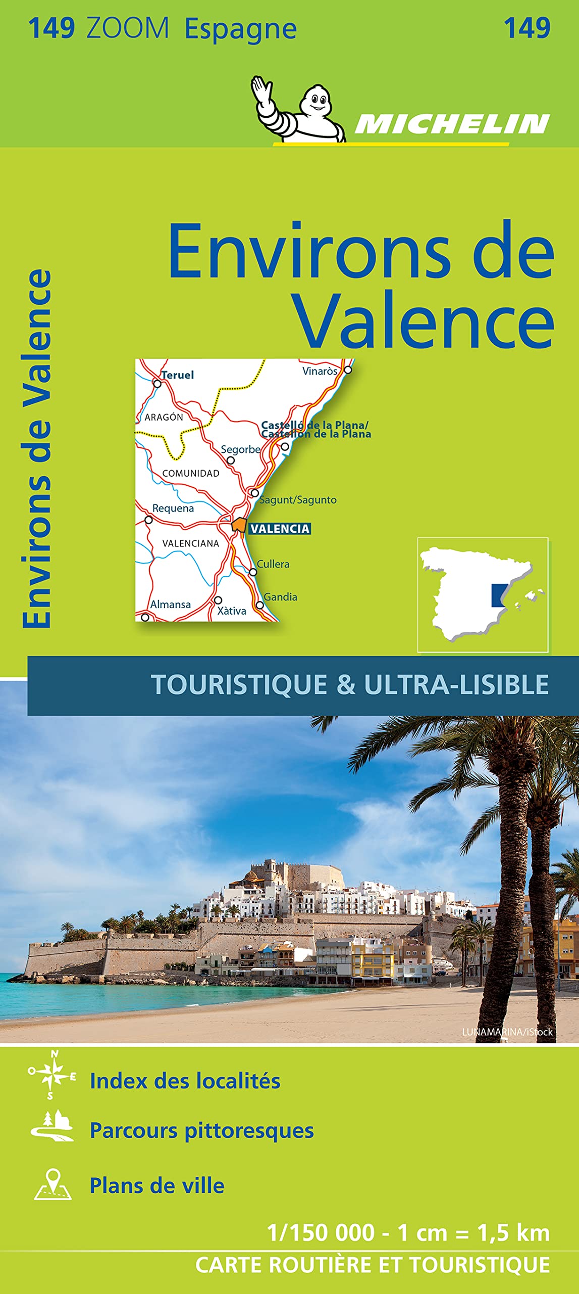 VALENCIA COSTA DEL AZAHAR 11149 CARTE ZOOM MICHELI Leisure, Home & Garden