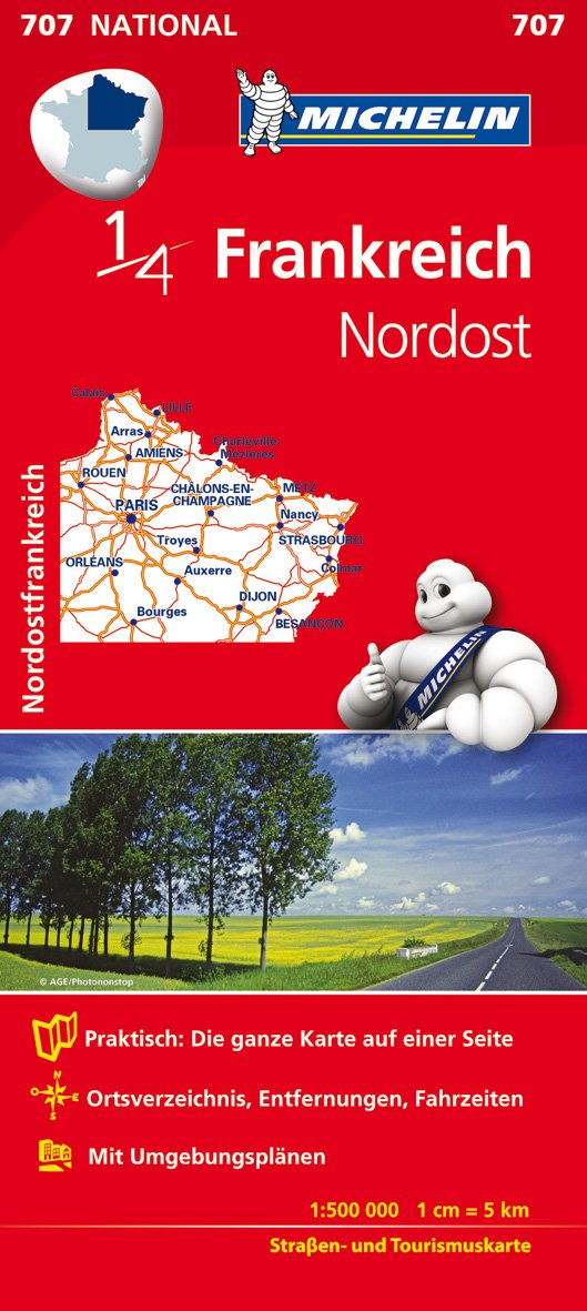 Michelin Nordostfrankreich 1 : 500 000 Leisure, Home & Garden