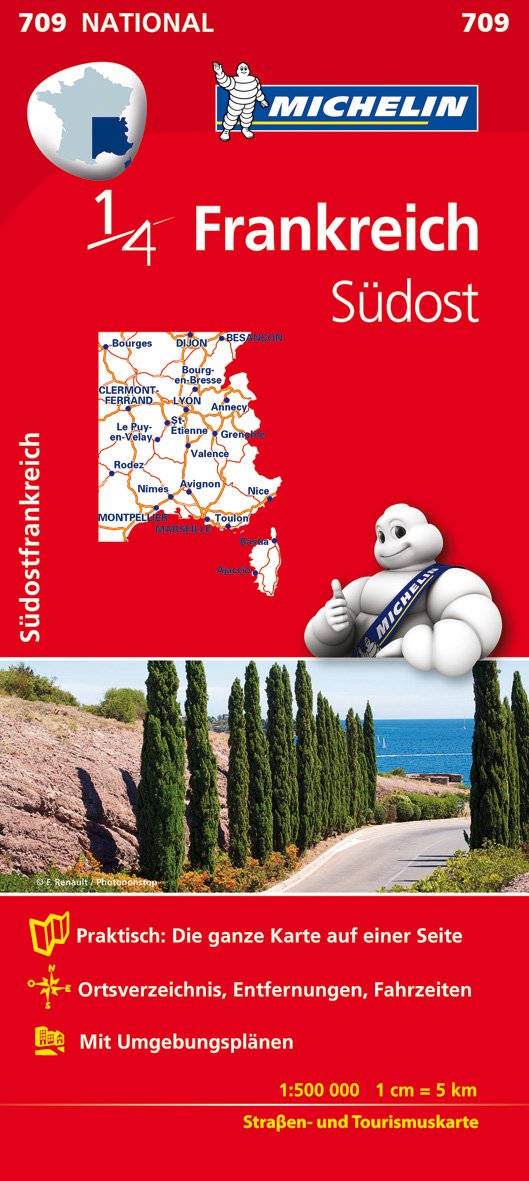 Michelin Südostfrankreich 1 : 500 000 Leisure, Home & Garden