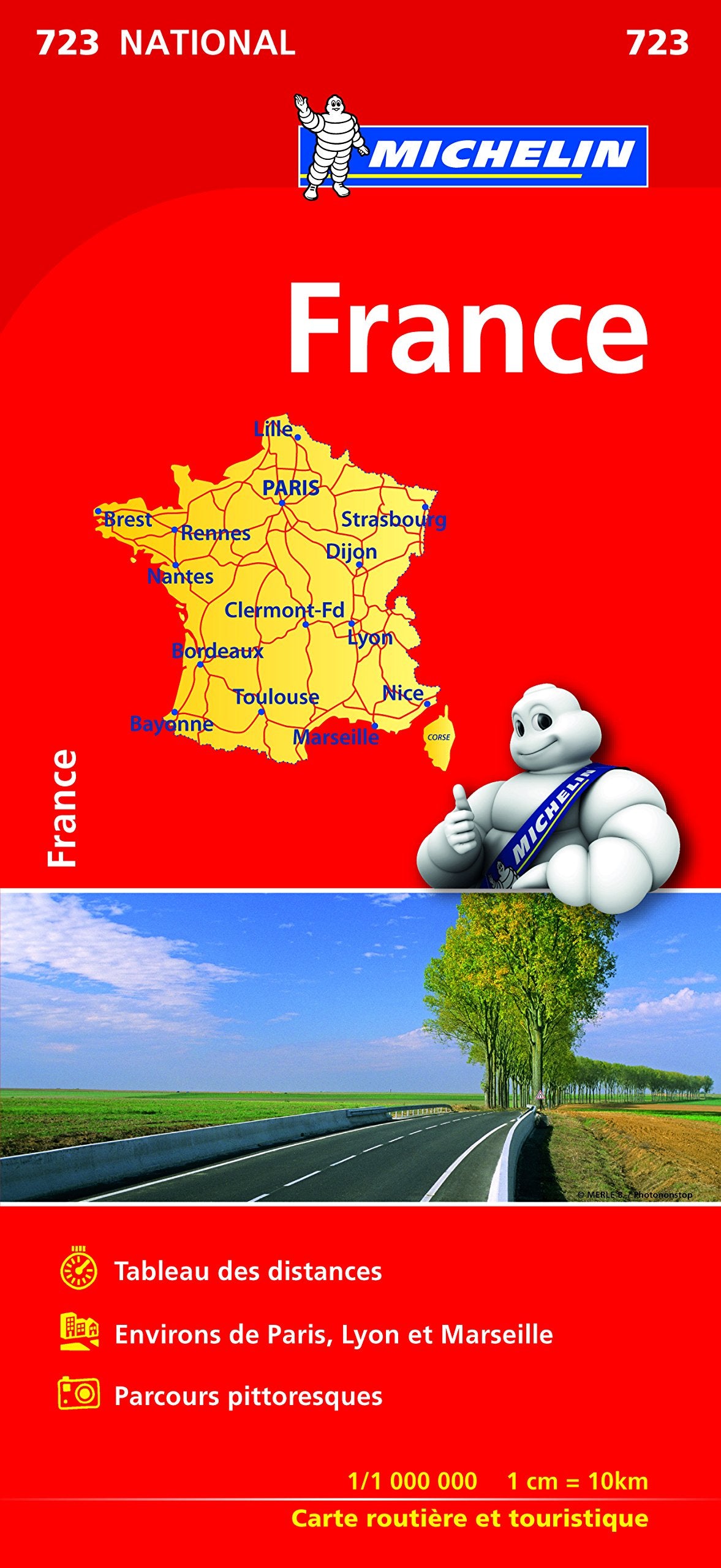 Michelin Frankreich 2017: Handatlas 1:1.000.000 (MICHELIN Nationalkarten, Band 723) Leisure, Home & Garden
