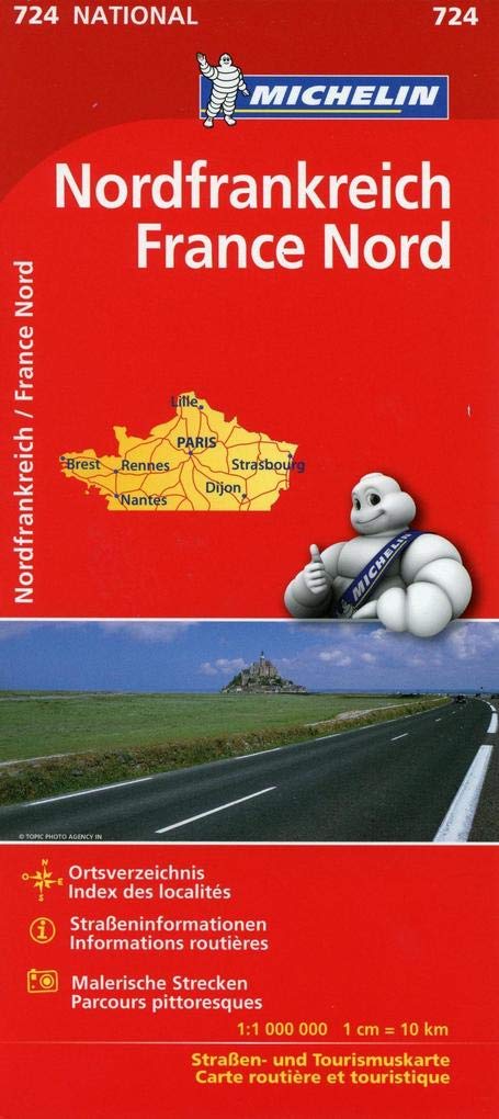 Michelin Nordfrankreich 1 : 1 000 000 Leisure, Home & Garden