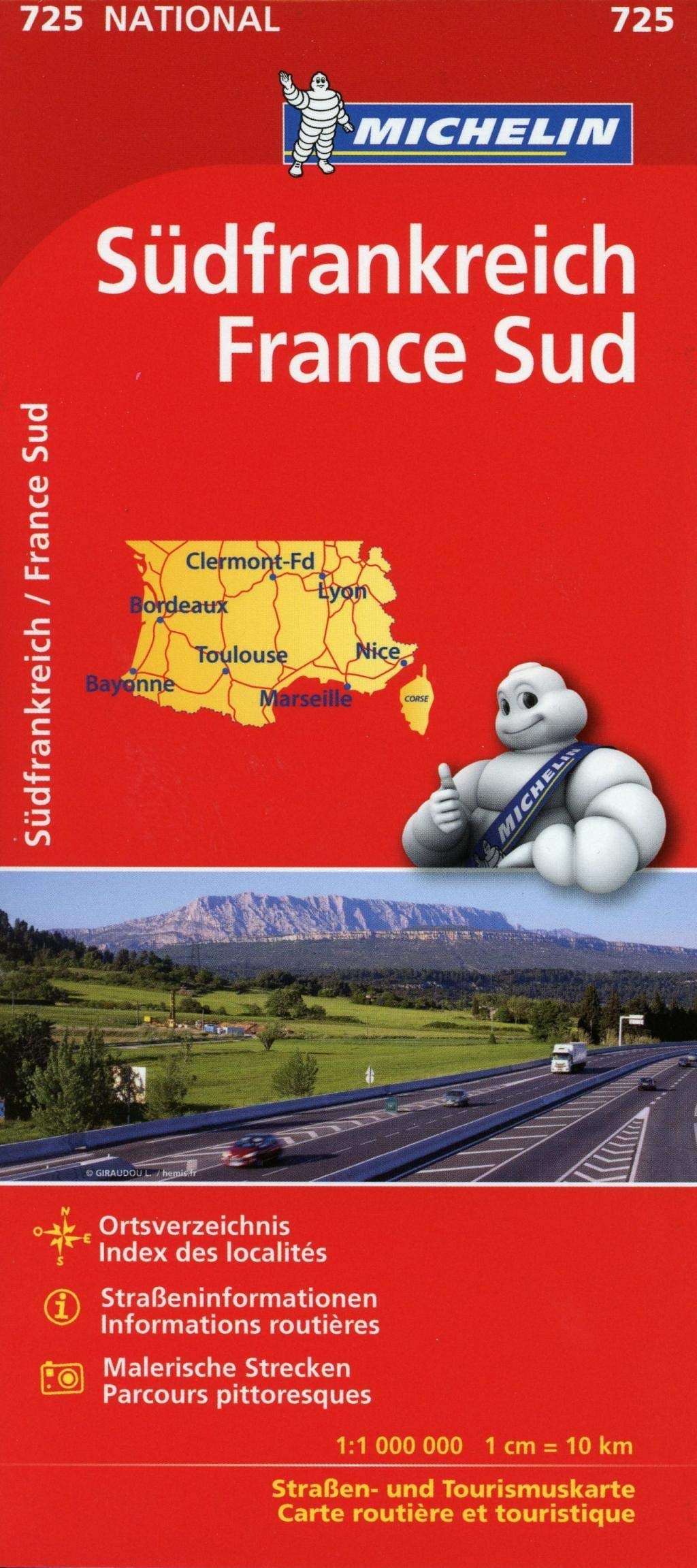 Michelin Südfrankreich 1 : 1 000 000 Leisure, Home & Garden
