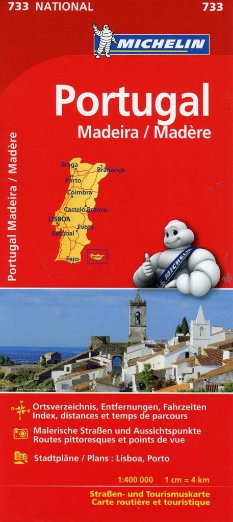 Michelin Portugal Madeira 1 : 400 000 Leisure, Home & Garden