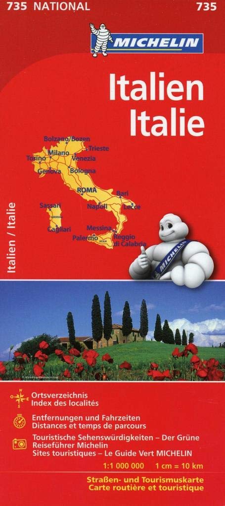 Michelin Italien 1 : 1 000 000 Leisure, Home & Garden