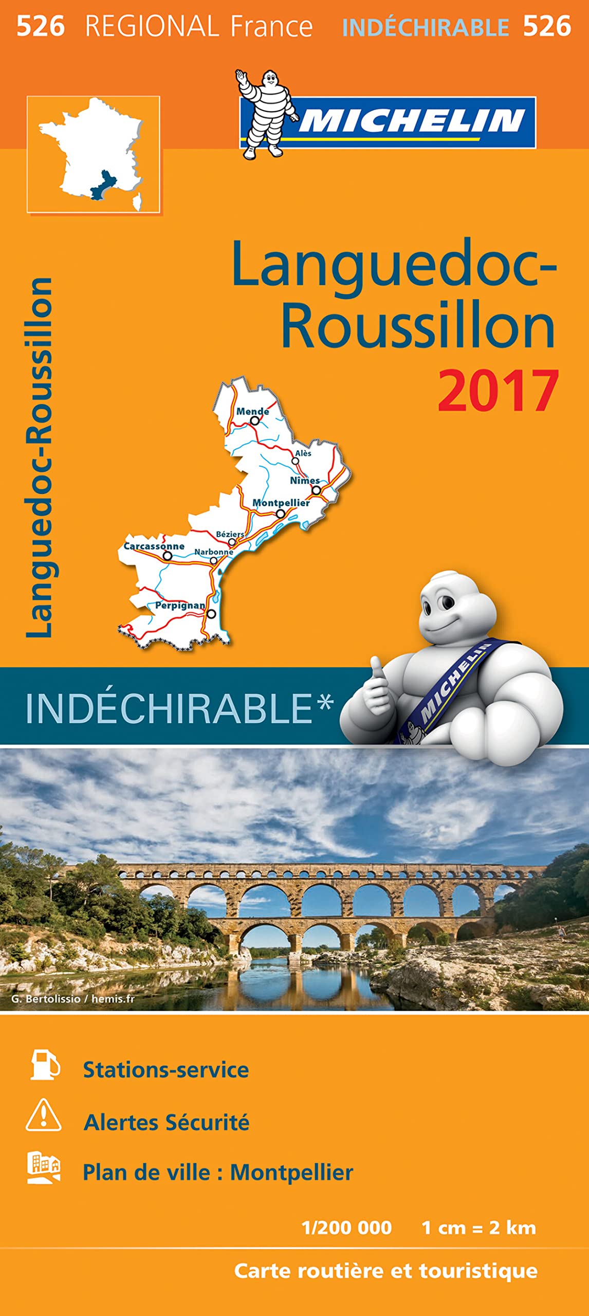LANGUEDOC ROUSSILLON 17526 CARTE MICHELIN KAART 20 Leisure, Home & Garden