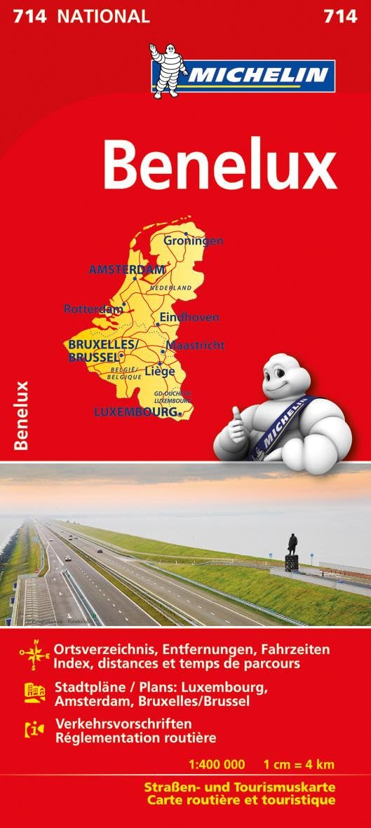 Michelin Nationalkarte Benelux 1:400 000 Leisure, Home & Garden