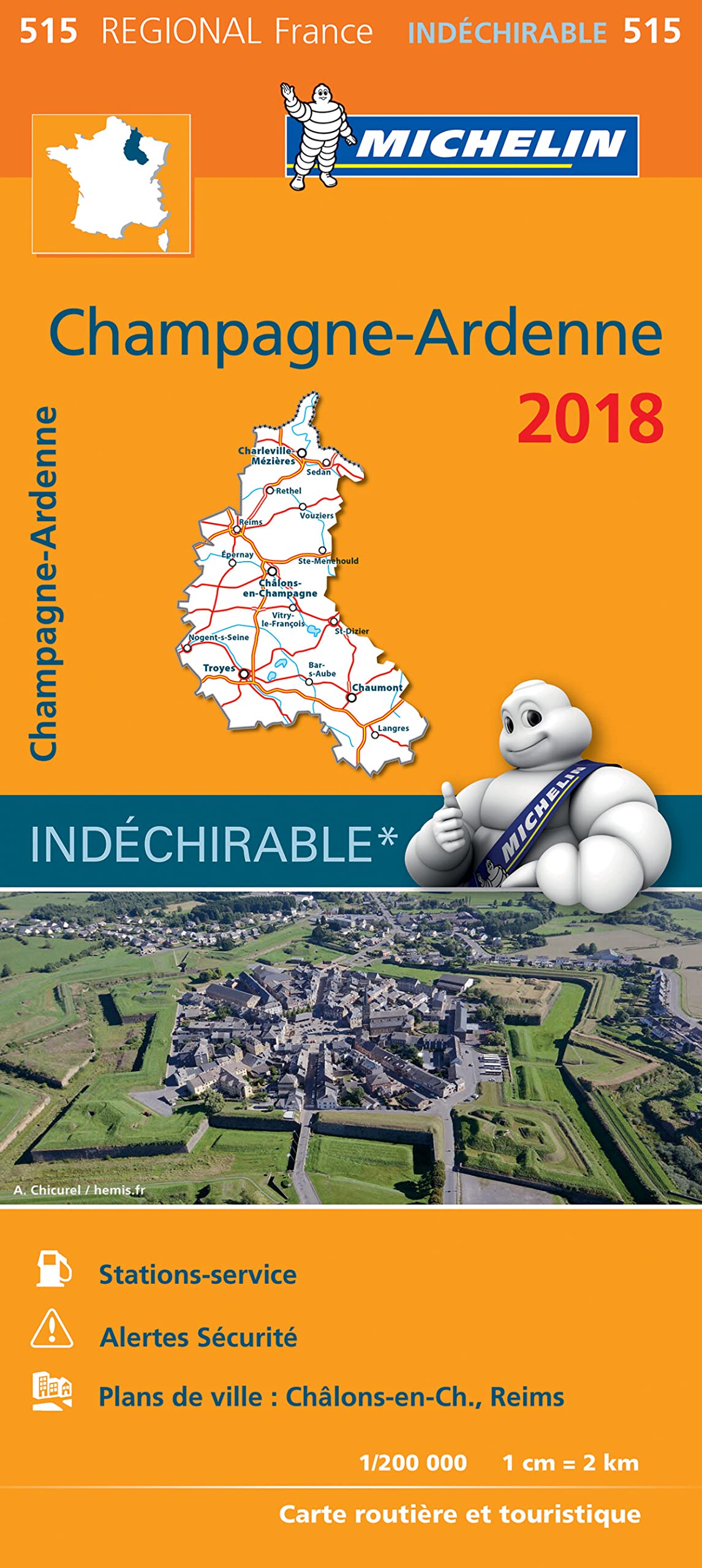 CHAMPAGNE ARDENNES 17515 CARTE MICHELIN KAART 2018 Leisure, Home & Garden