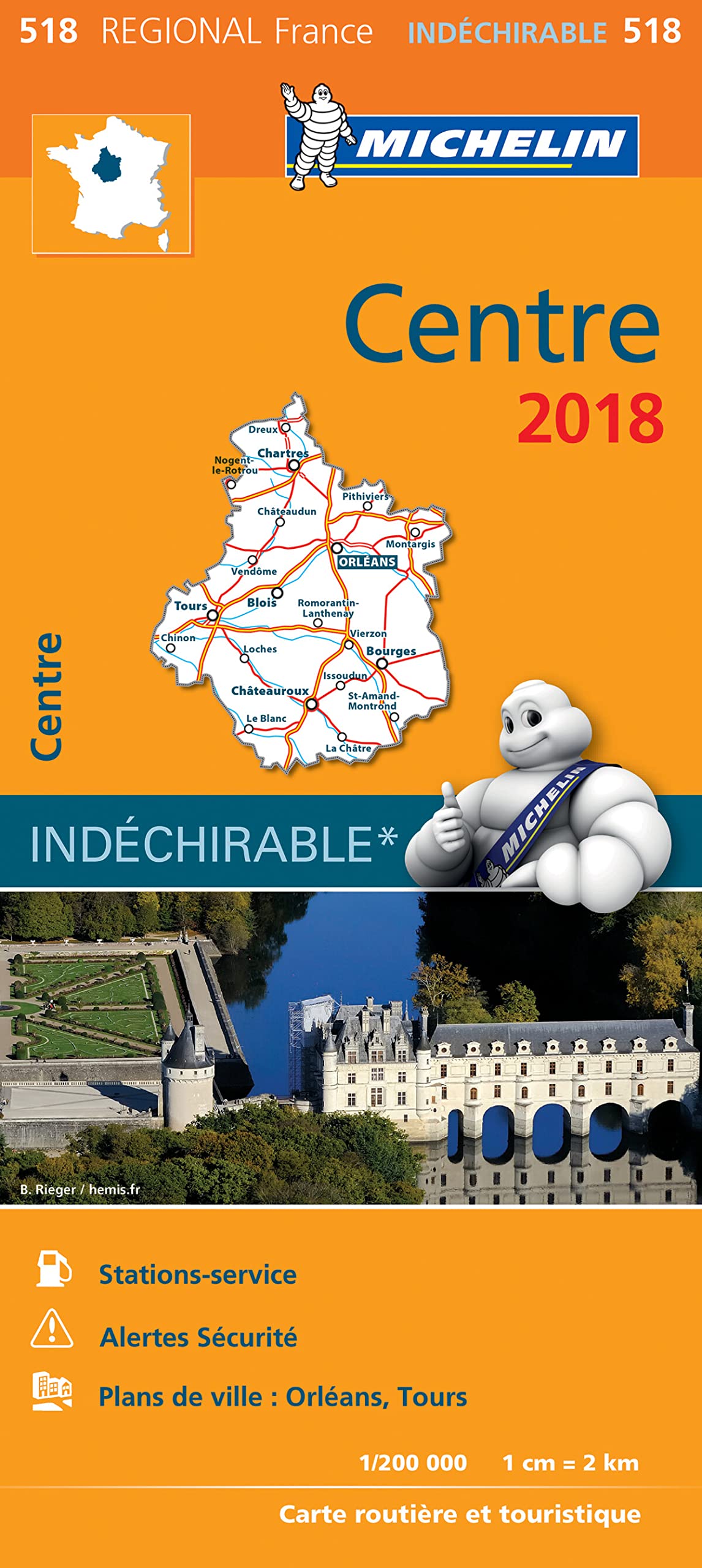 CENTRE 17518 CARTE MICHELIN KAART 2018 Leisure, Home & Garden