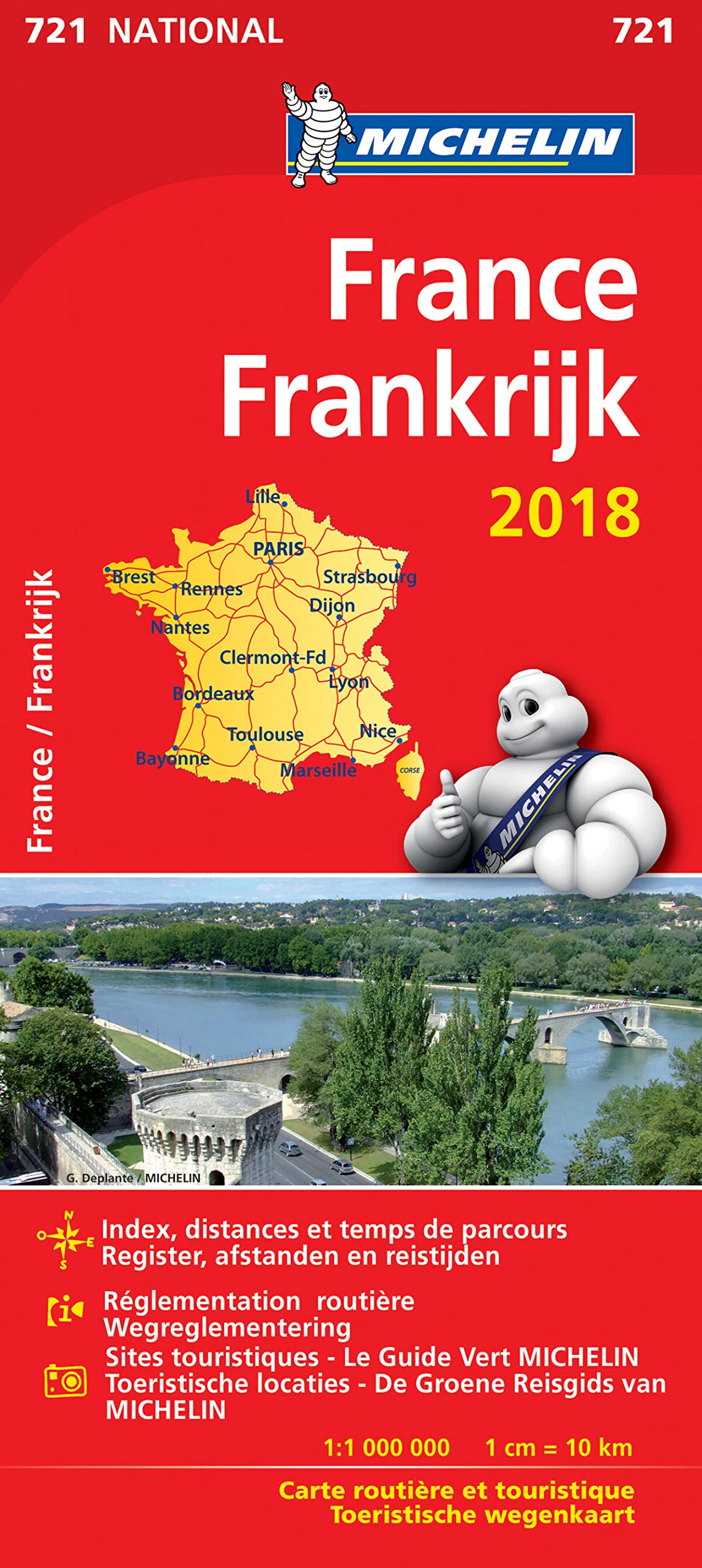 FRANCE FRANKRIJK 11721 CARTE 'NATIONAL' 2018 MICHE book