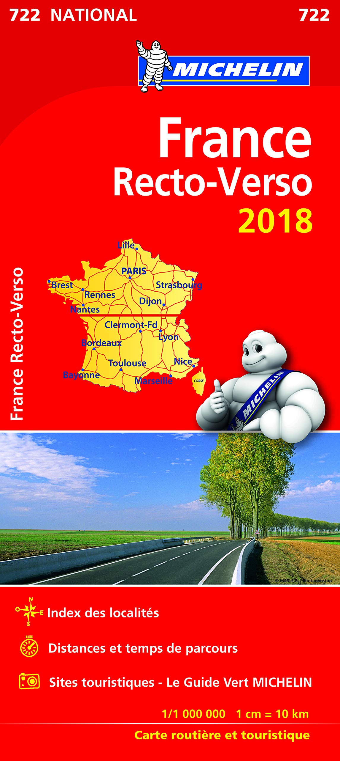 CARTE NATIONALE 722 FRANCE RECTO-VERSO 2018 Leisure, Home & Garden