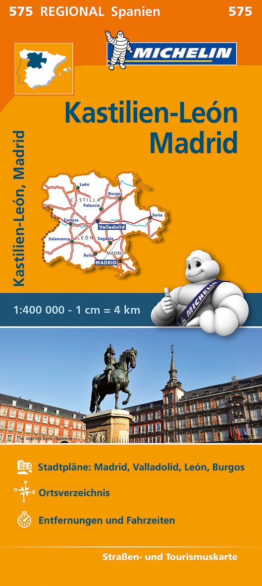 Michelin Kastilien-León, Madrid: Straßen- und Tourismuskarte 1:400.000 (MICHELIN Regionalkarten) Leisure, Home & Garden