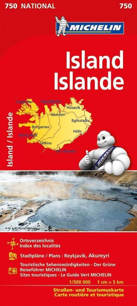 Michelin Island 1:500.000: Straßen- und Tourismuskarte book