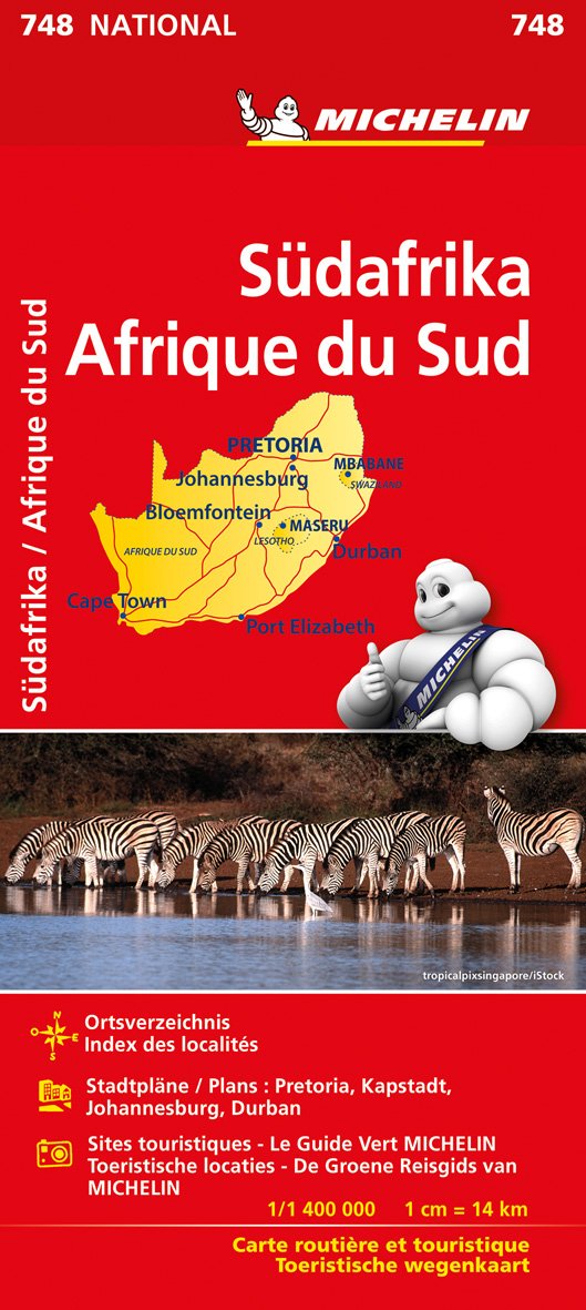 Michelin Südafrika 1: 1.400.000 Leisure, Home & Garden