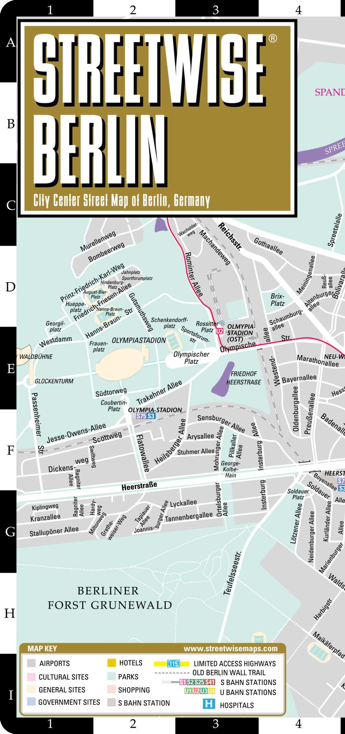 Streetwise Berlin Map - Laminated City Center Street Map of Berlin, Germany: City Plans (Streetwise Maps) Leisure, Home & Garden