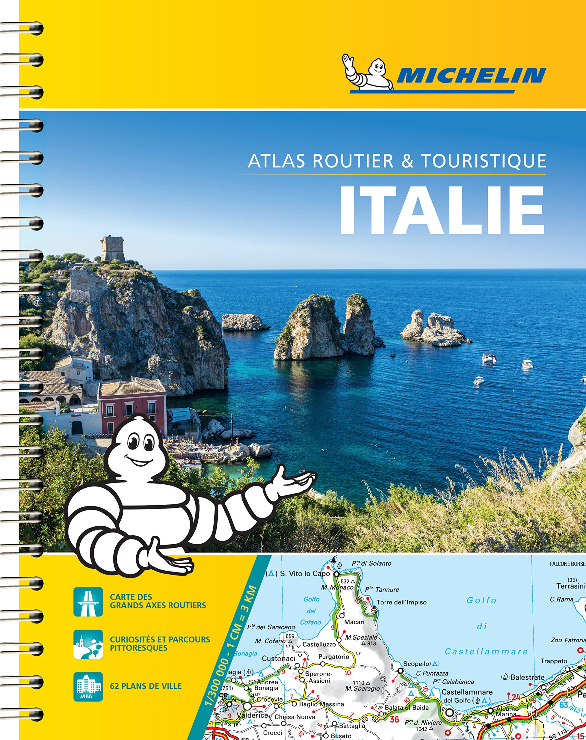 Michelin Atlas 2019 Italie (Michelin Road Atlas) Leisure, Home & Garden