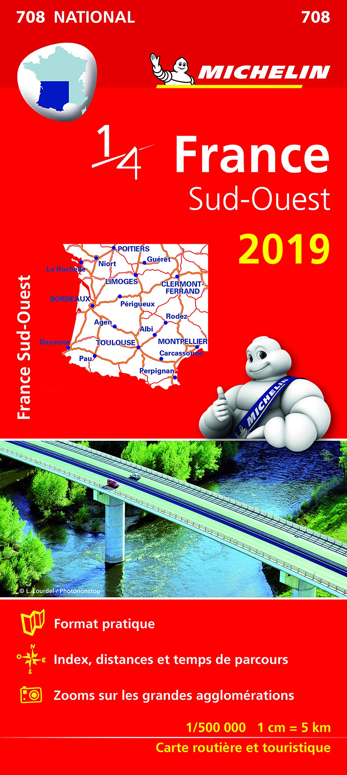 Carte Nationale France Sud-Ouest 2019 Leisure, Home & Garden