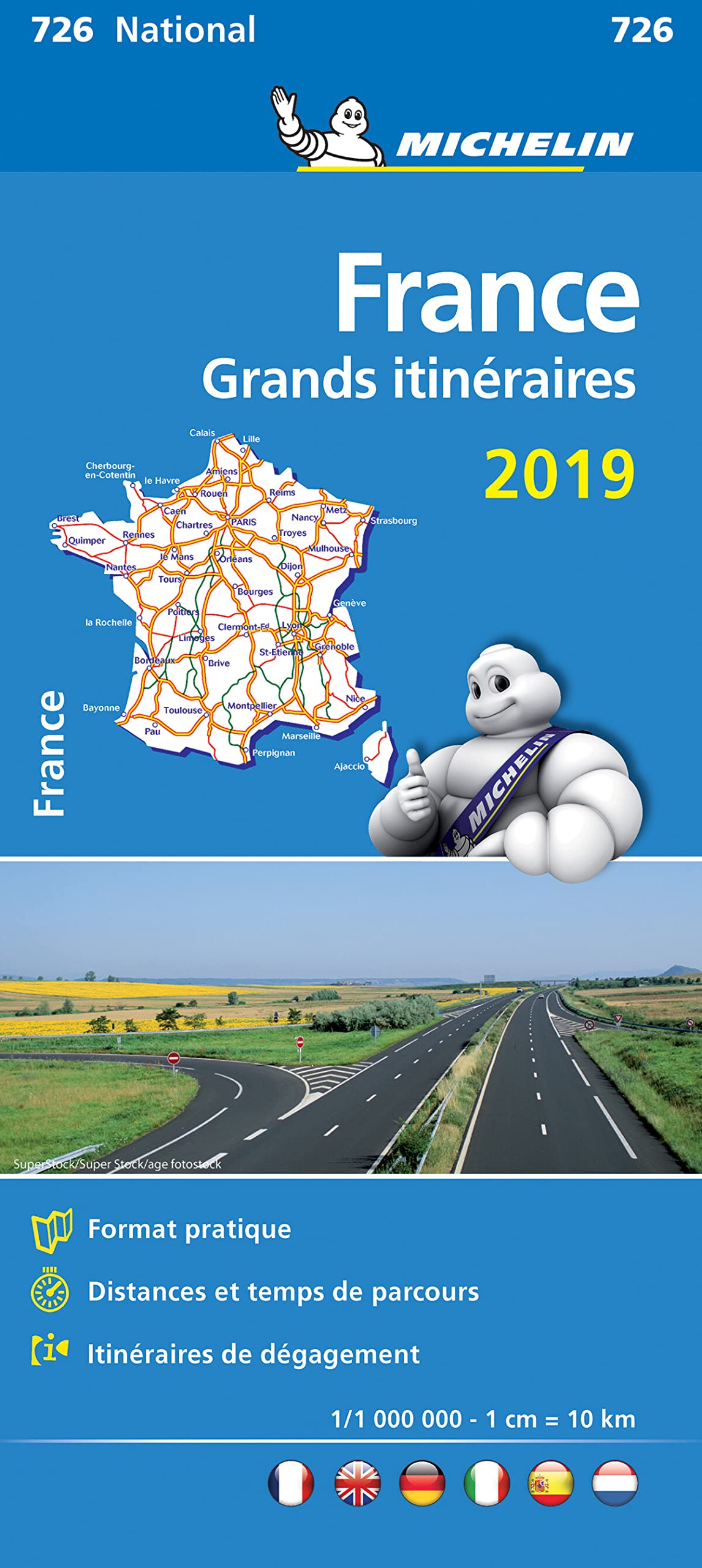 Michelin Frankreich Fernrouten 2019 Leisure, Home & Garden