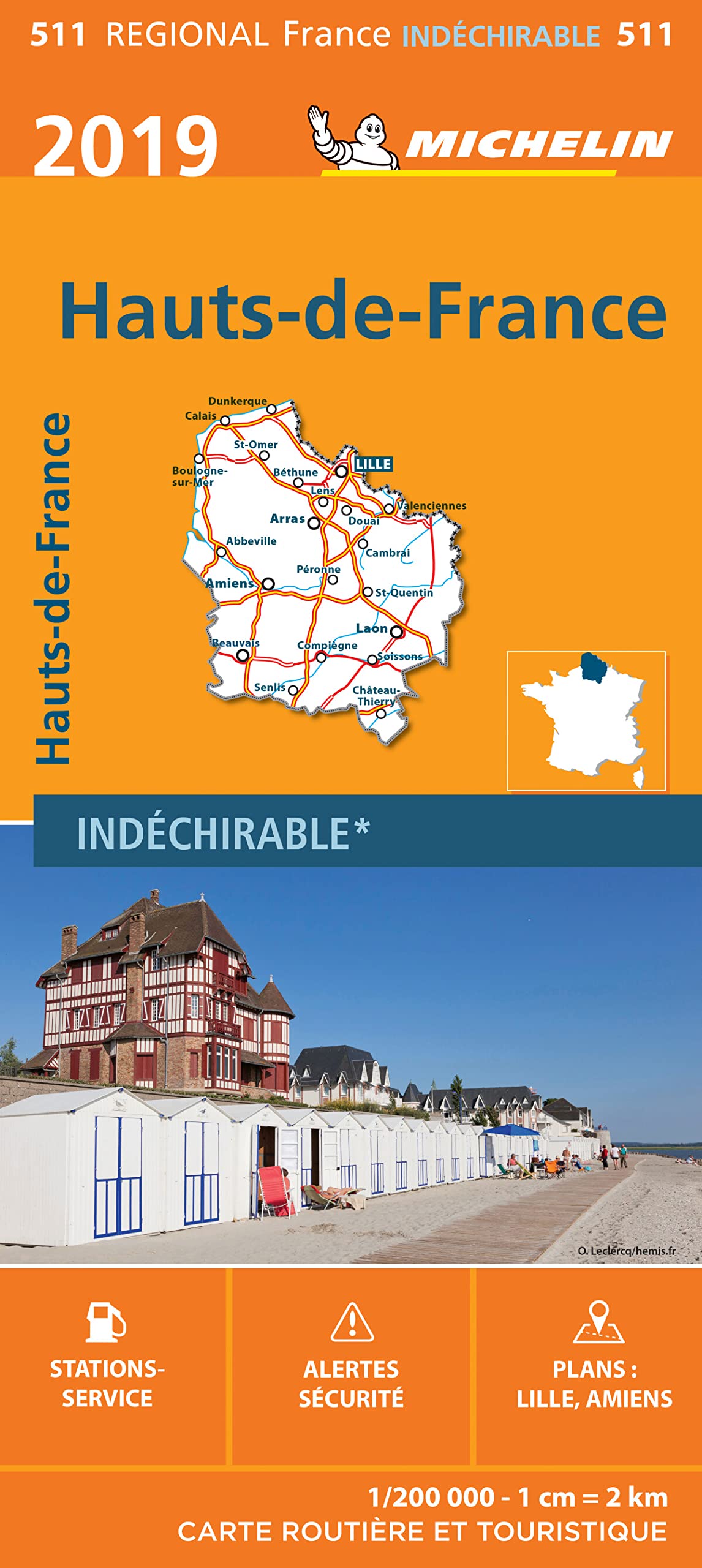 NORD PAS DE CALAIS, PICARDIE 17511 CARTE MICHELIN Leisure, Home & Garden