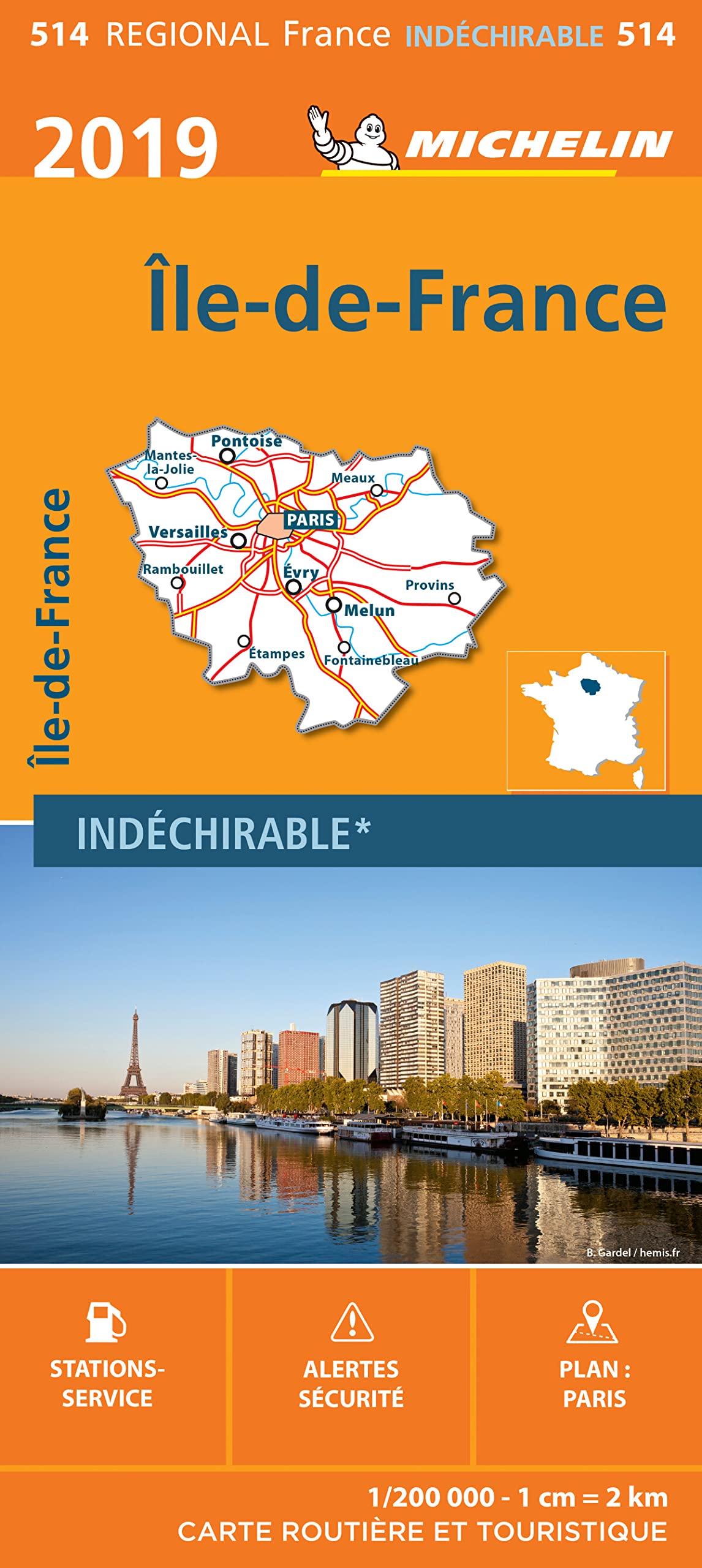 Carte Régionale Ile-de-France 2019 book