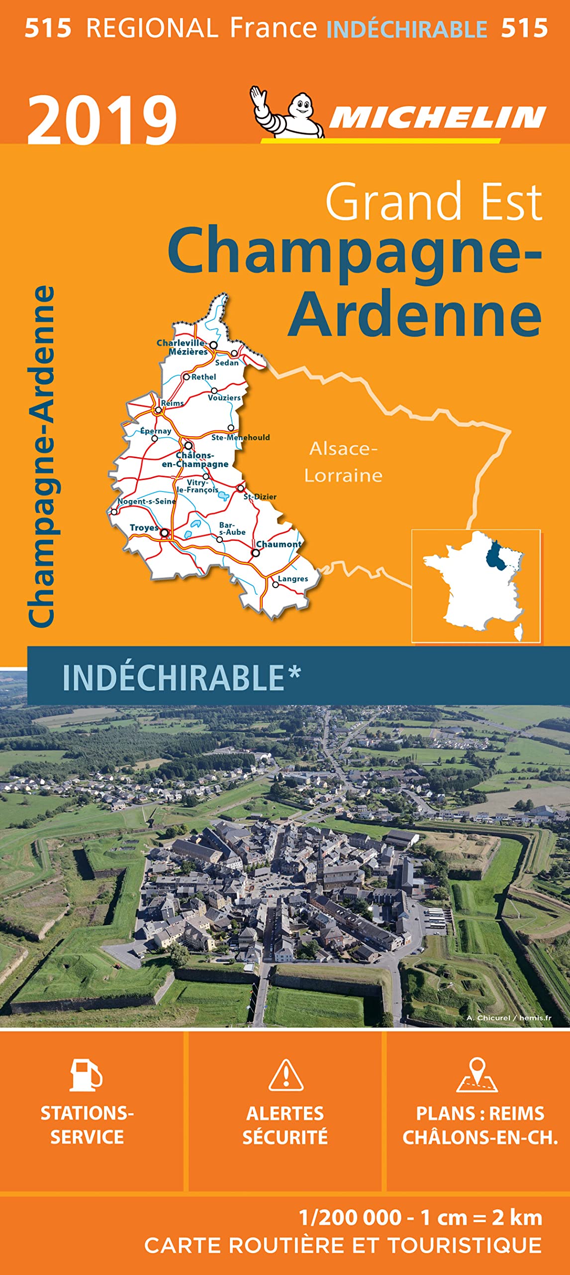 Carte Régionale Champagne-Ardenne 2019 book